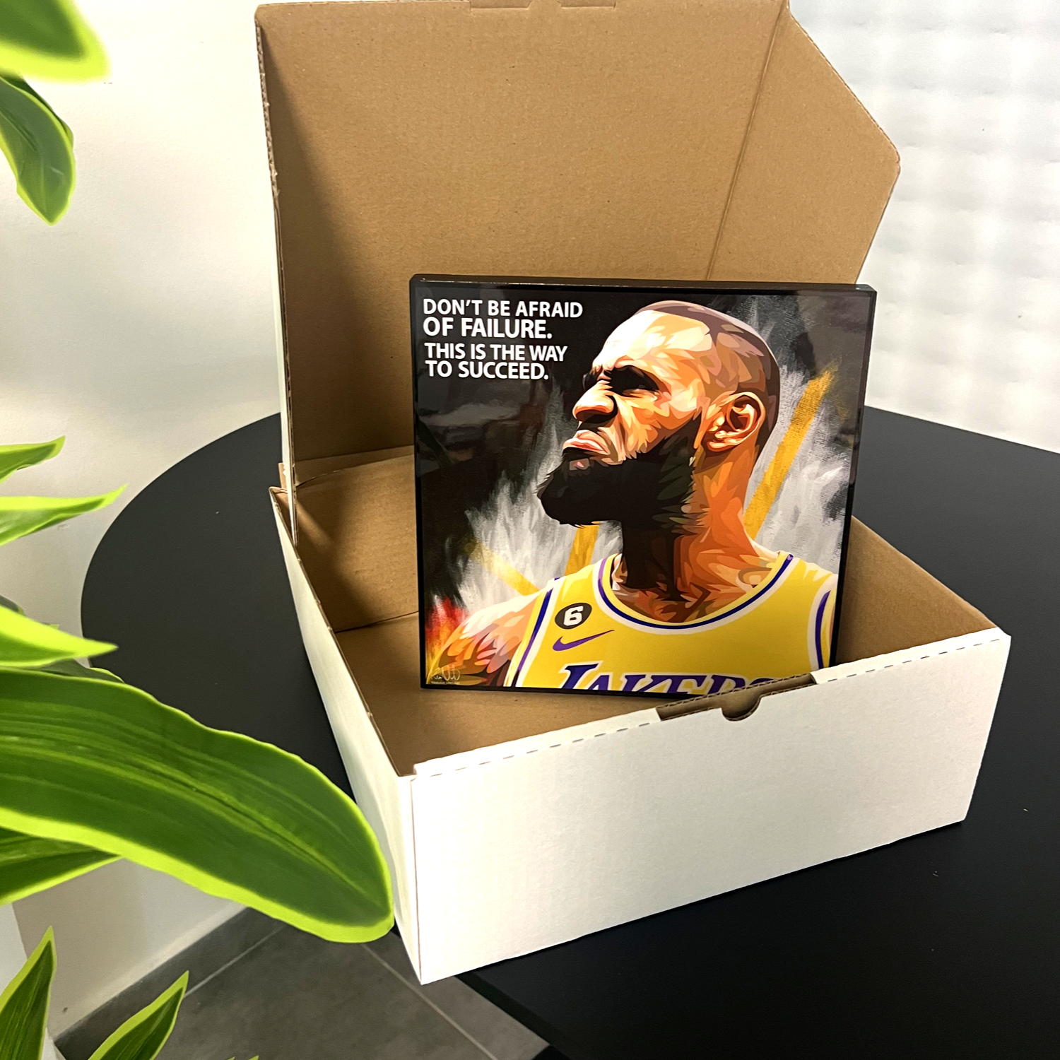 תמונה פוסטר כדורסל לברון פופ ארט