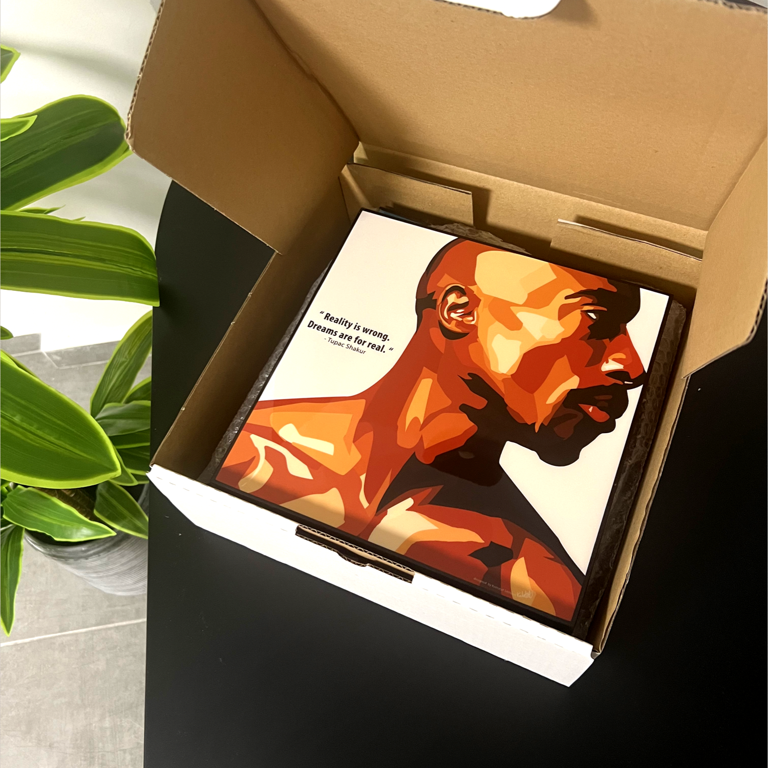 תמונה פוסטר פופ ארט תמונה לבית טופאק פופ ארט