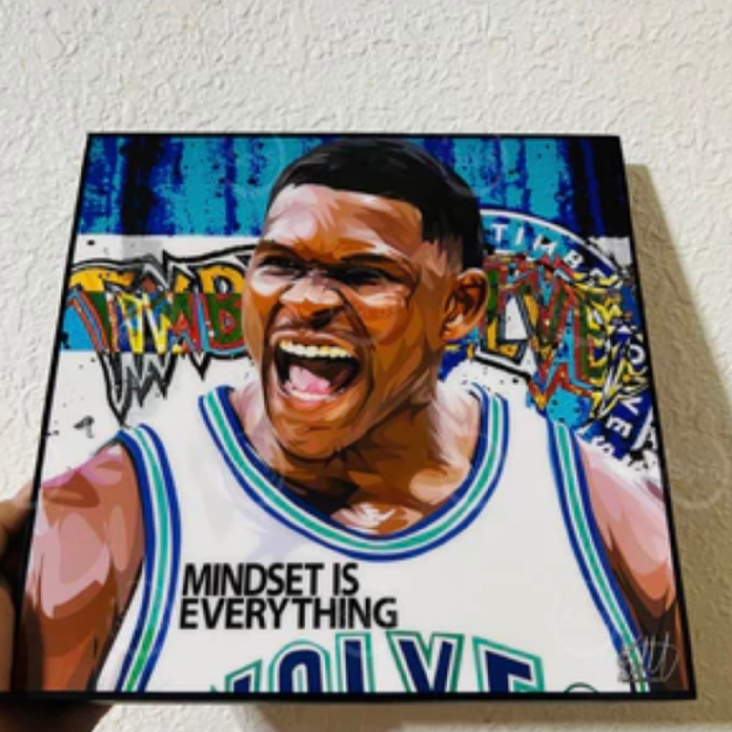 תמונה כדורסל פופ ארט אנתוני אדוורדס