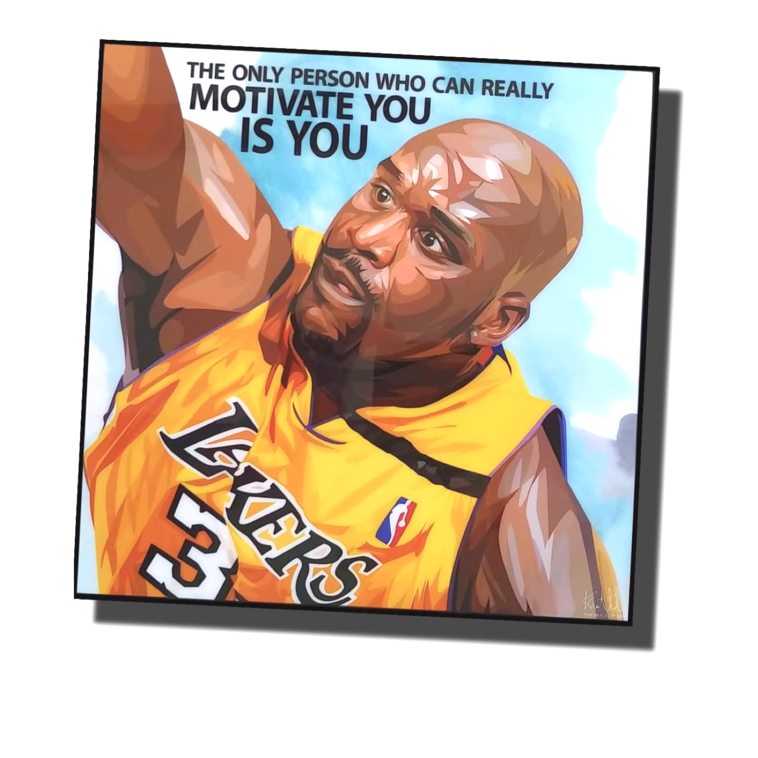 תמונה פוסטר כדורסל שאקיל אוניל פופ ארט