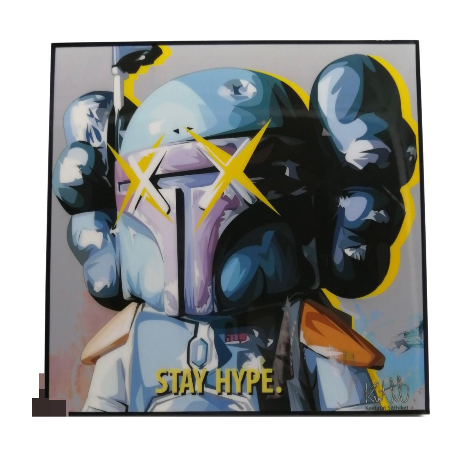 תמונה פוסטר קאוס רובוט פופ ארט