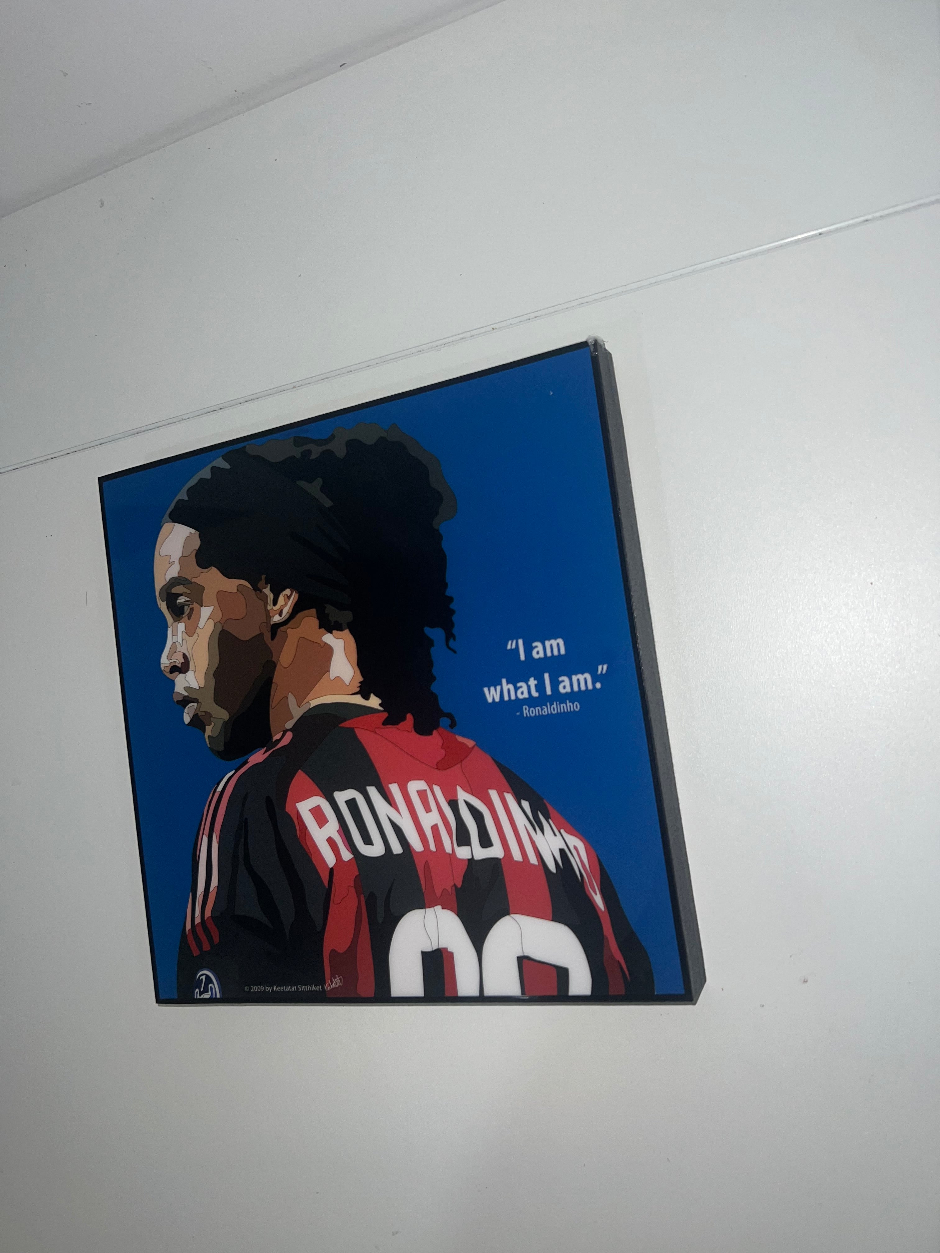 תמונה פוסר כדורגל רונאלדניו פופ ארט