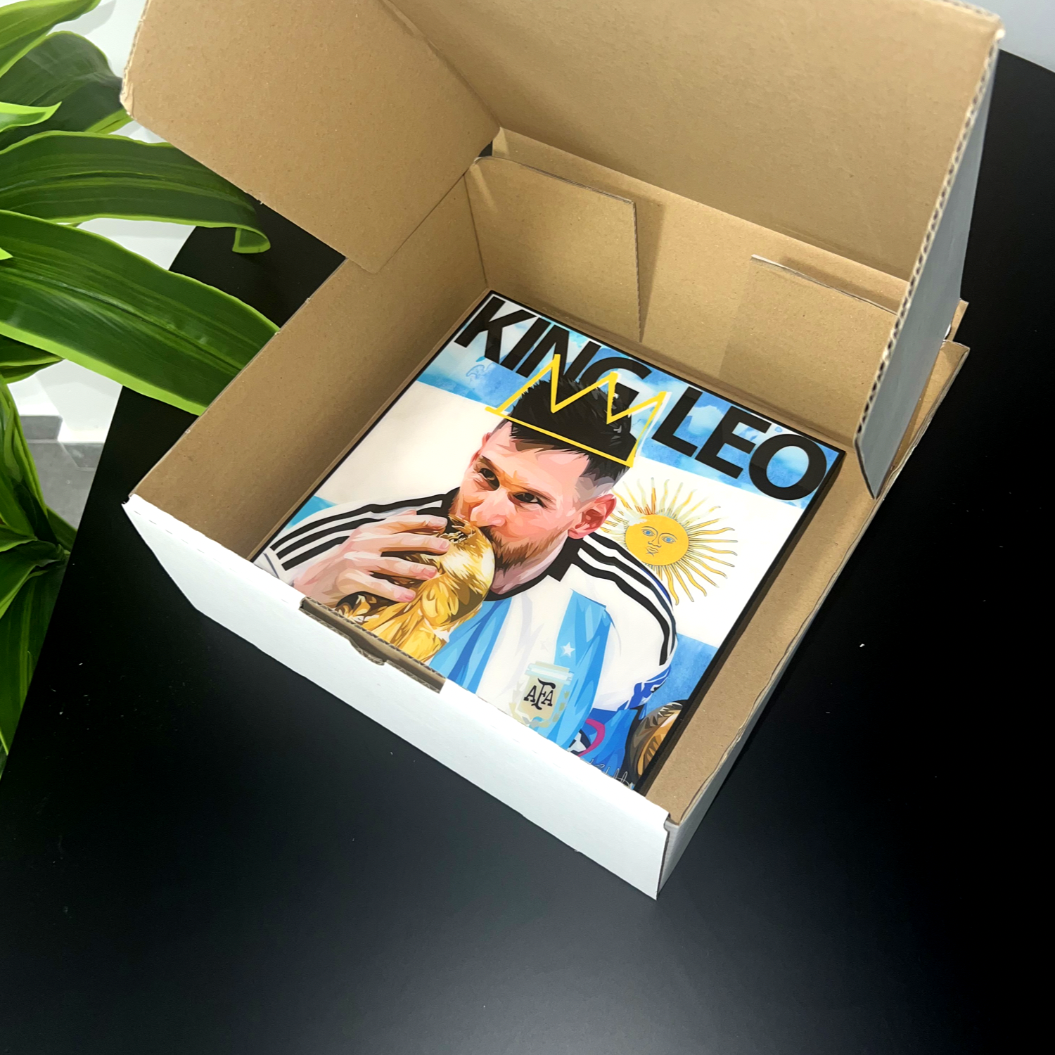 תמונה פוסטר כדורגל מסי פופ ארט