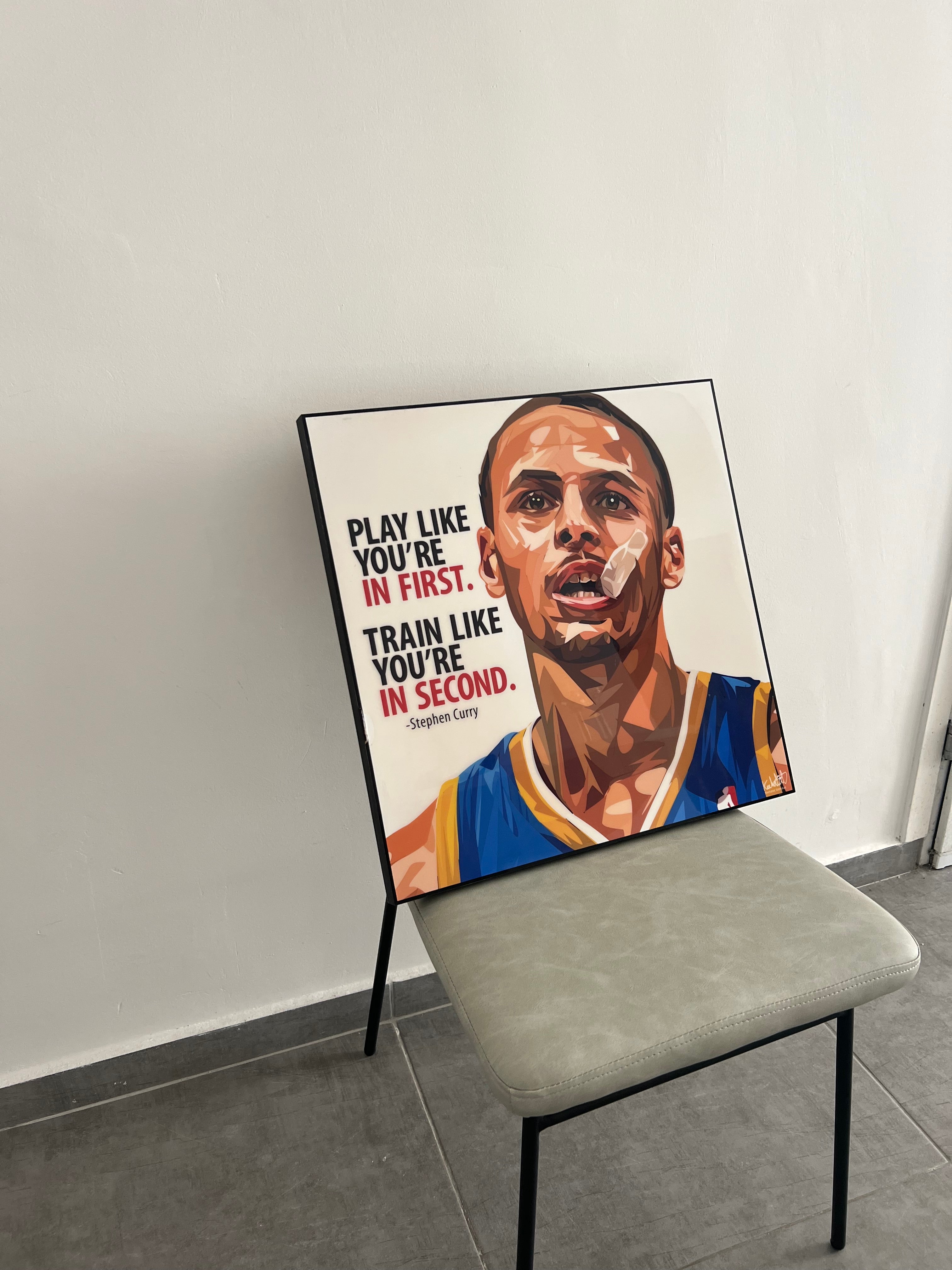 תמונה פוסטר כדורסל פופ ארט סטפן קרי