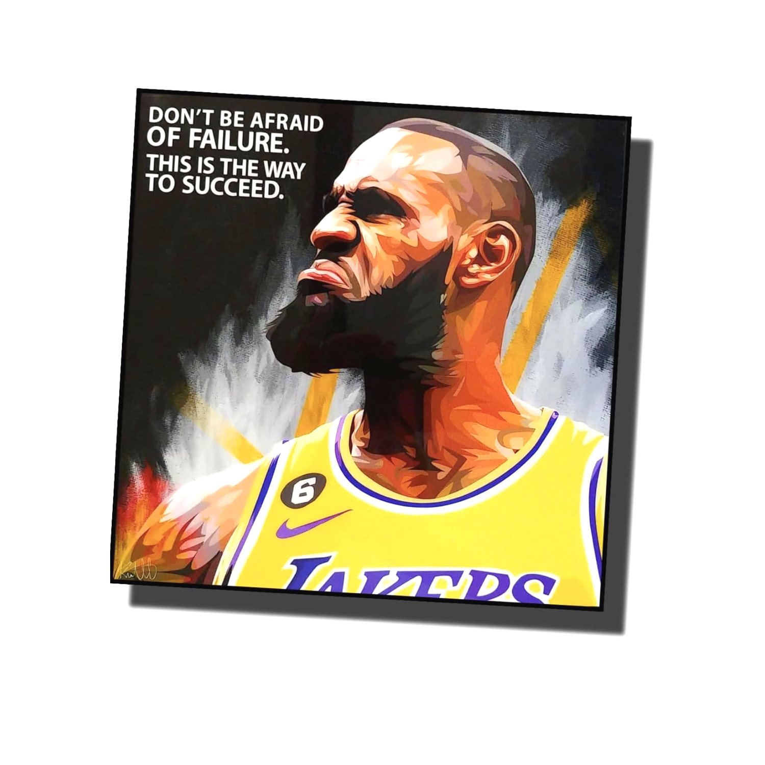 תמונה פוסטר כדורסל לברון פופ ארט