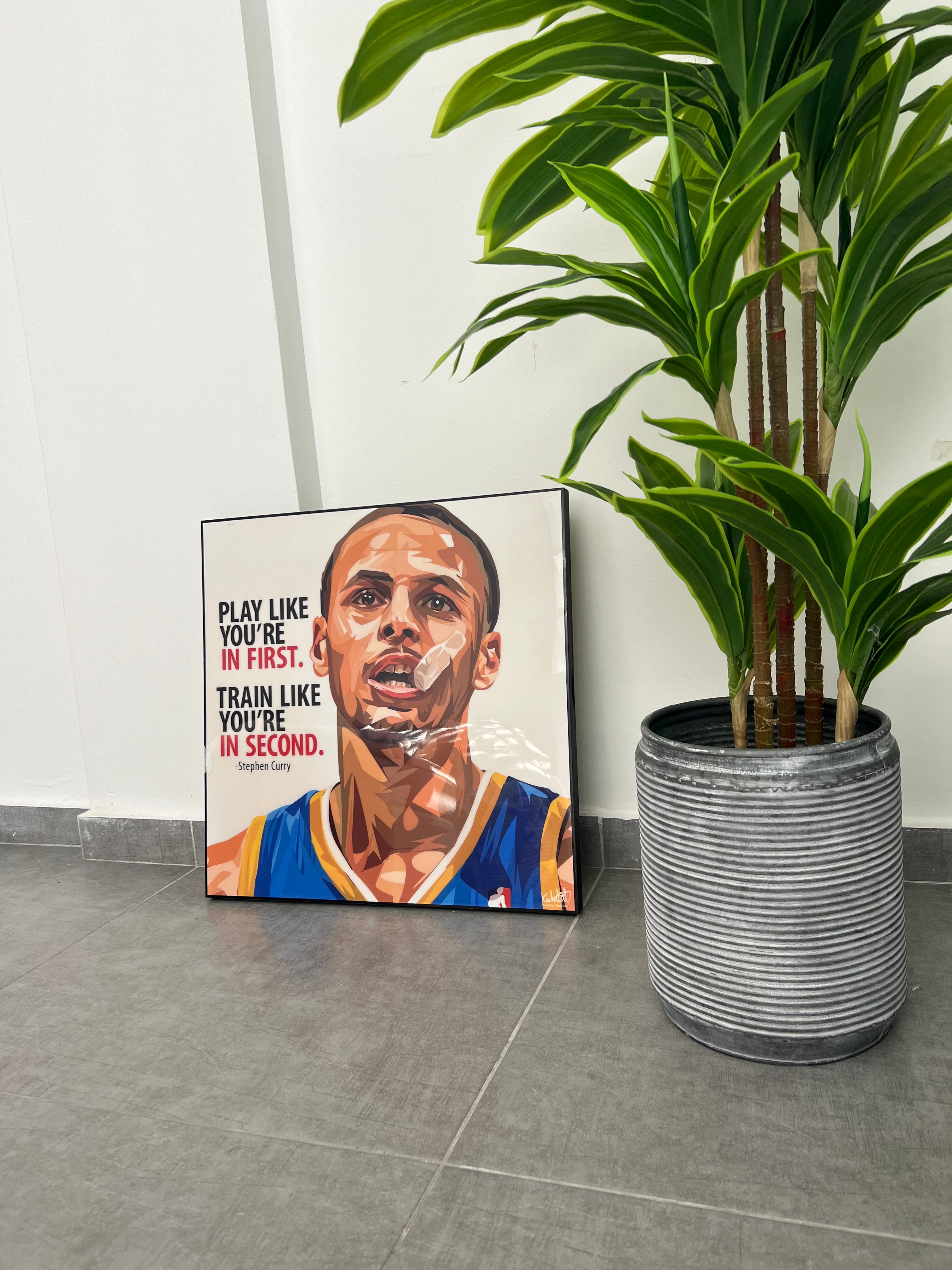 תמונה פוסטר כדורסל פופ ארט סטפן קרי