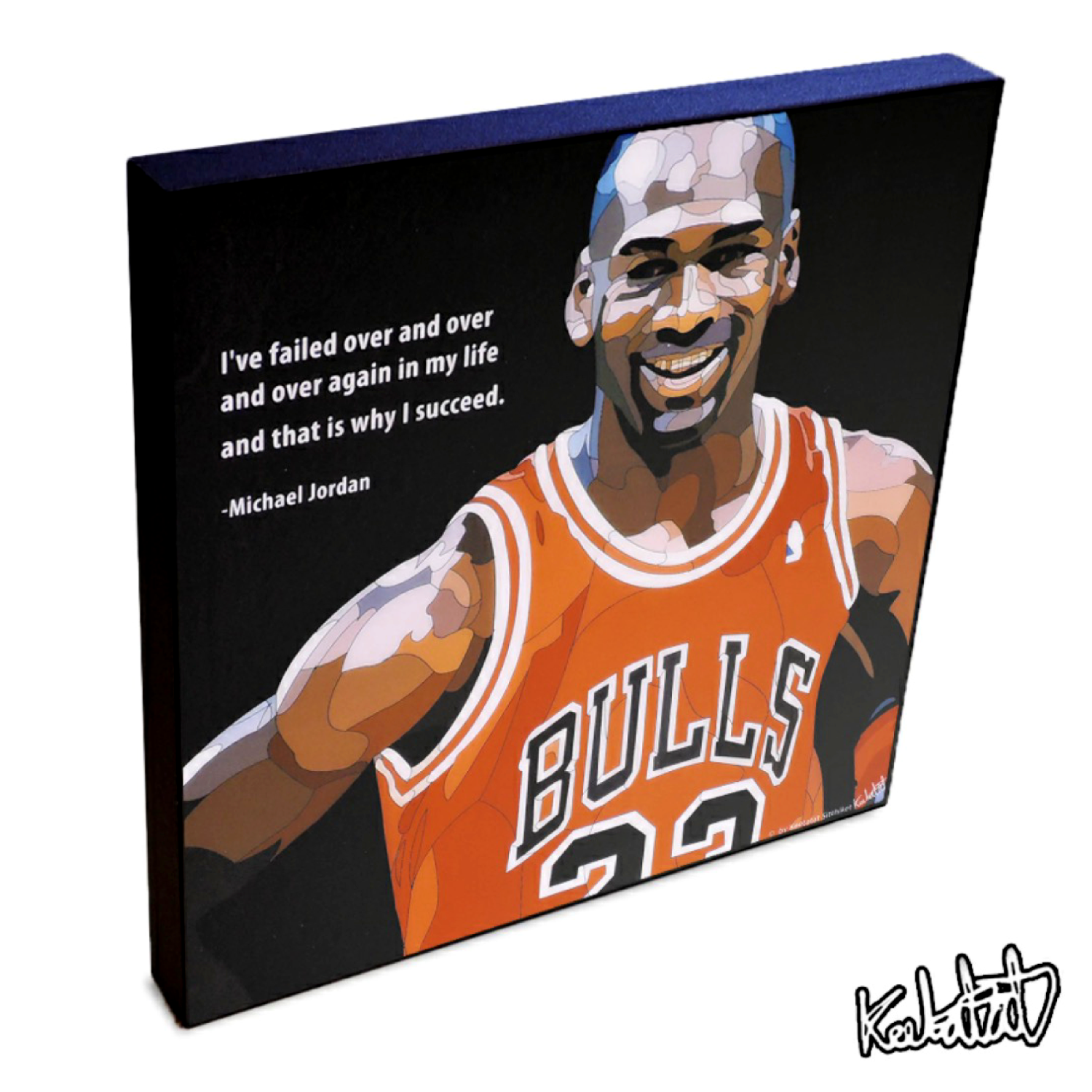 תמונה פוסטר כדורסל  פופ ארט מייקל ג'ורדן