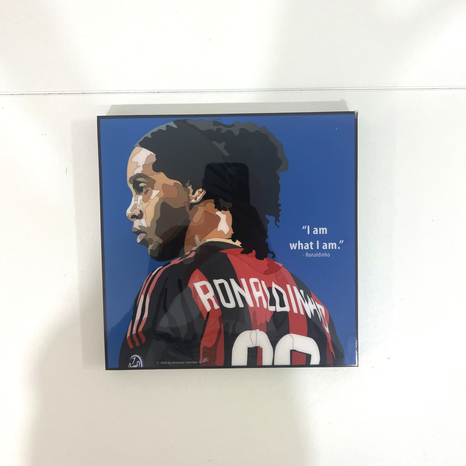 תמונה פוסר כדורגל רונאלדניו פופ ארט