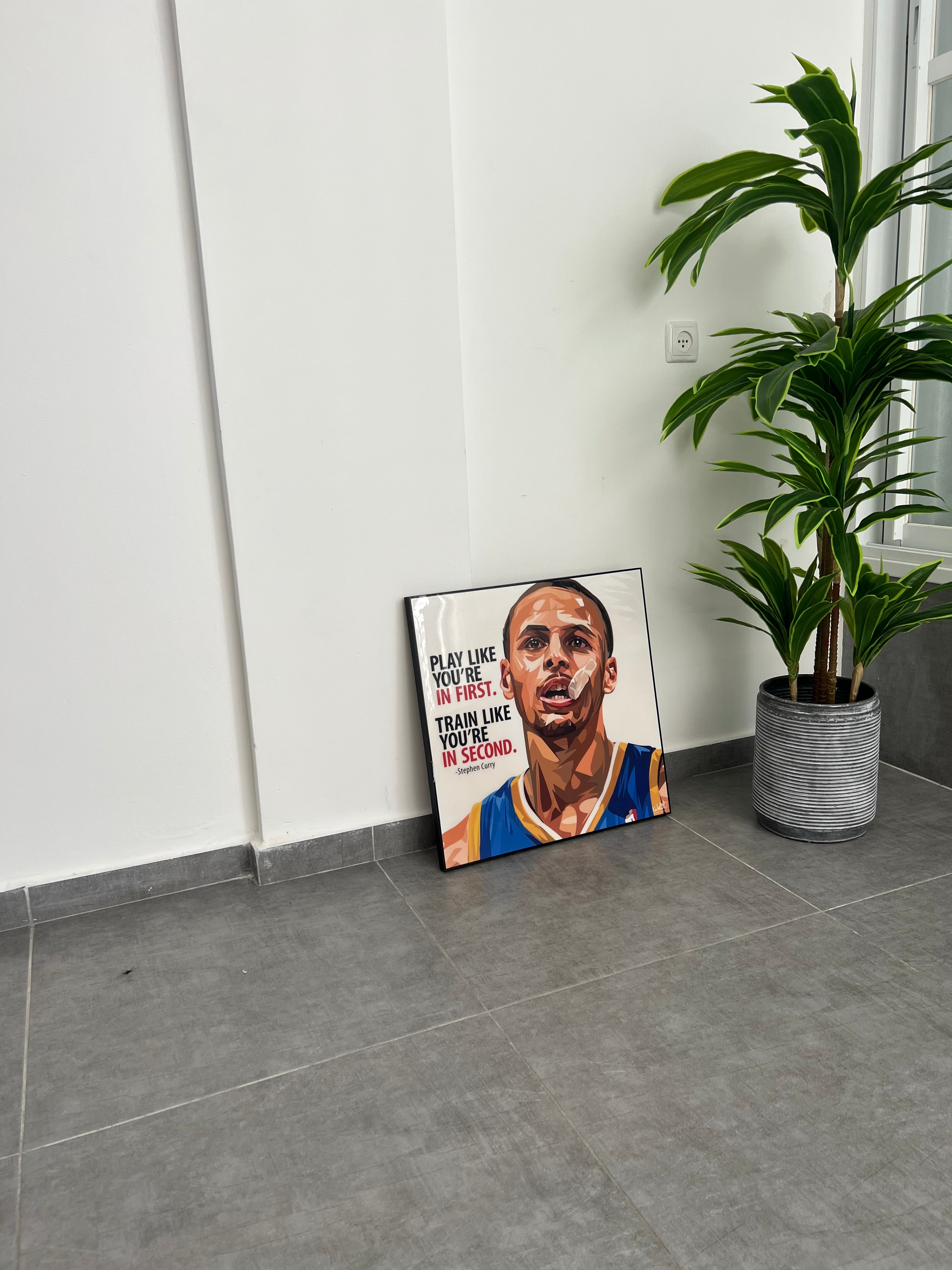 תמונה פוסטר כדורסל פופ ארט סטפן קרי