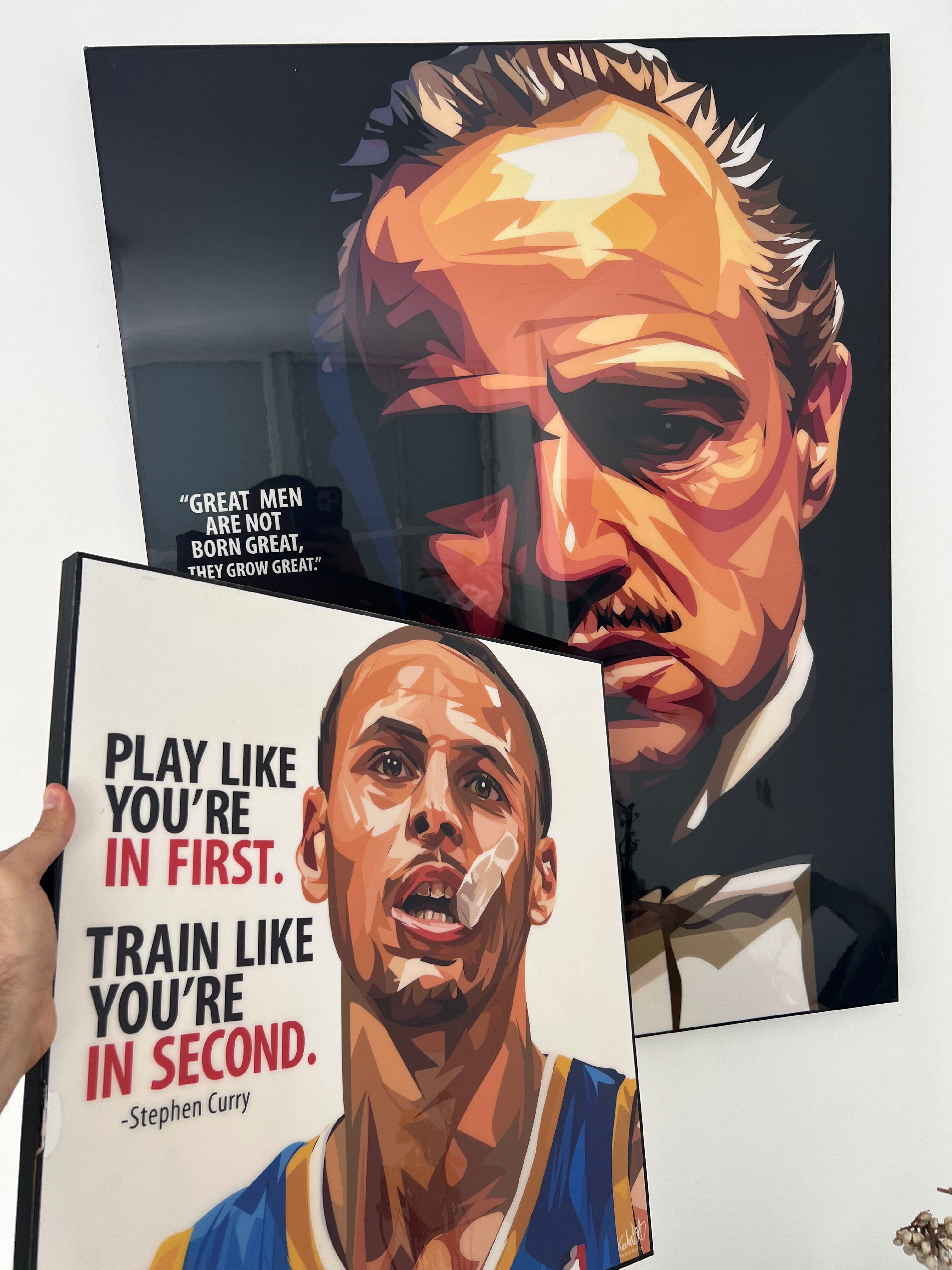 תמונה פוסטר כדורסל פופ ארט סטפן קרי