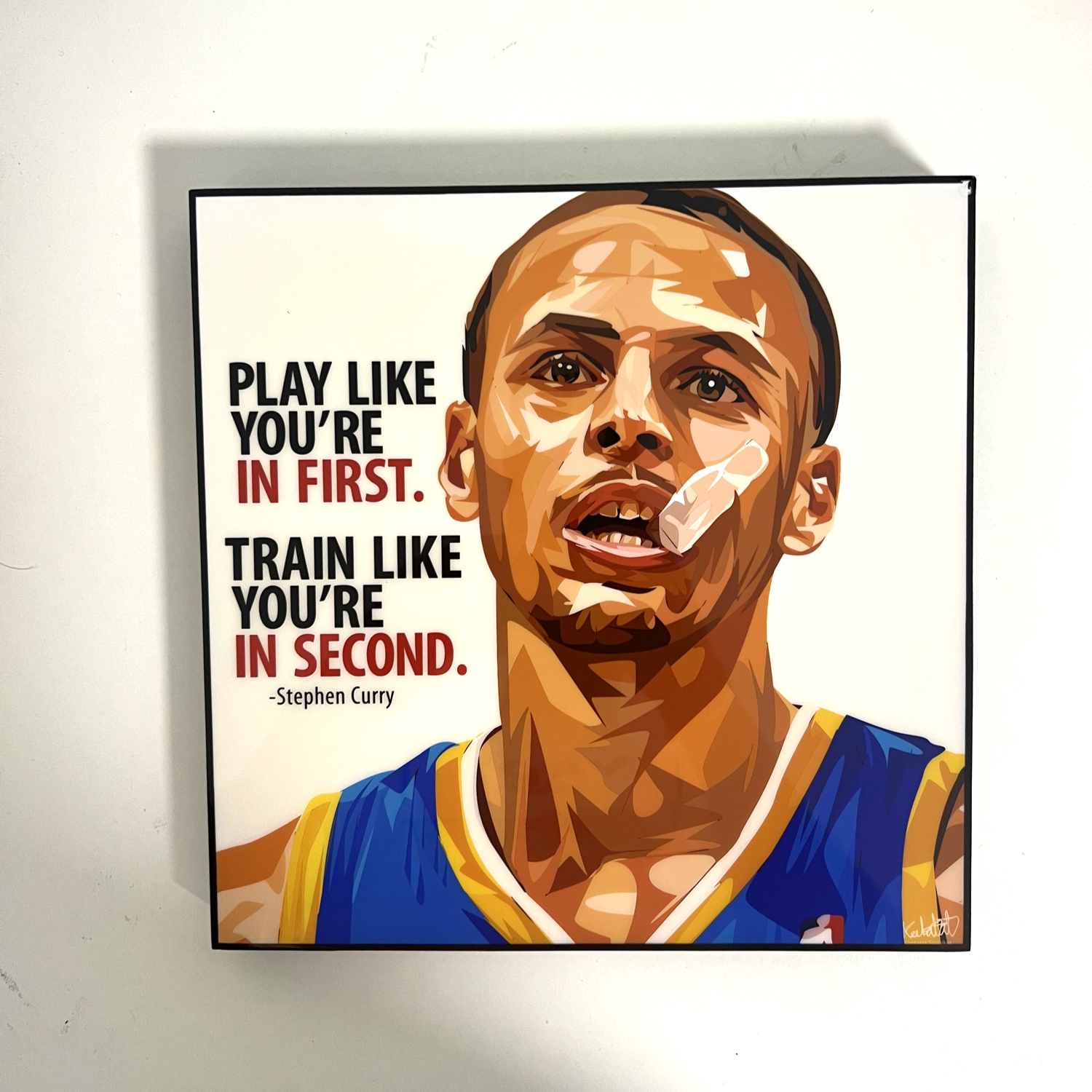 תמונה פוסטר כדורסל פופ ארט סטפן קרי