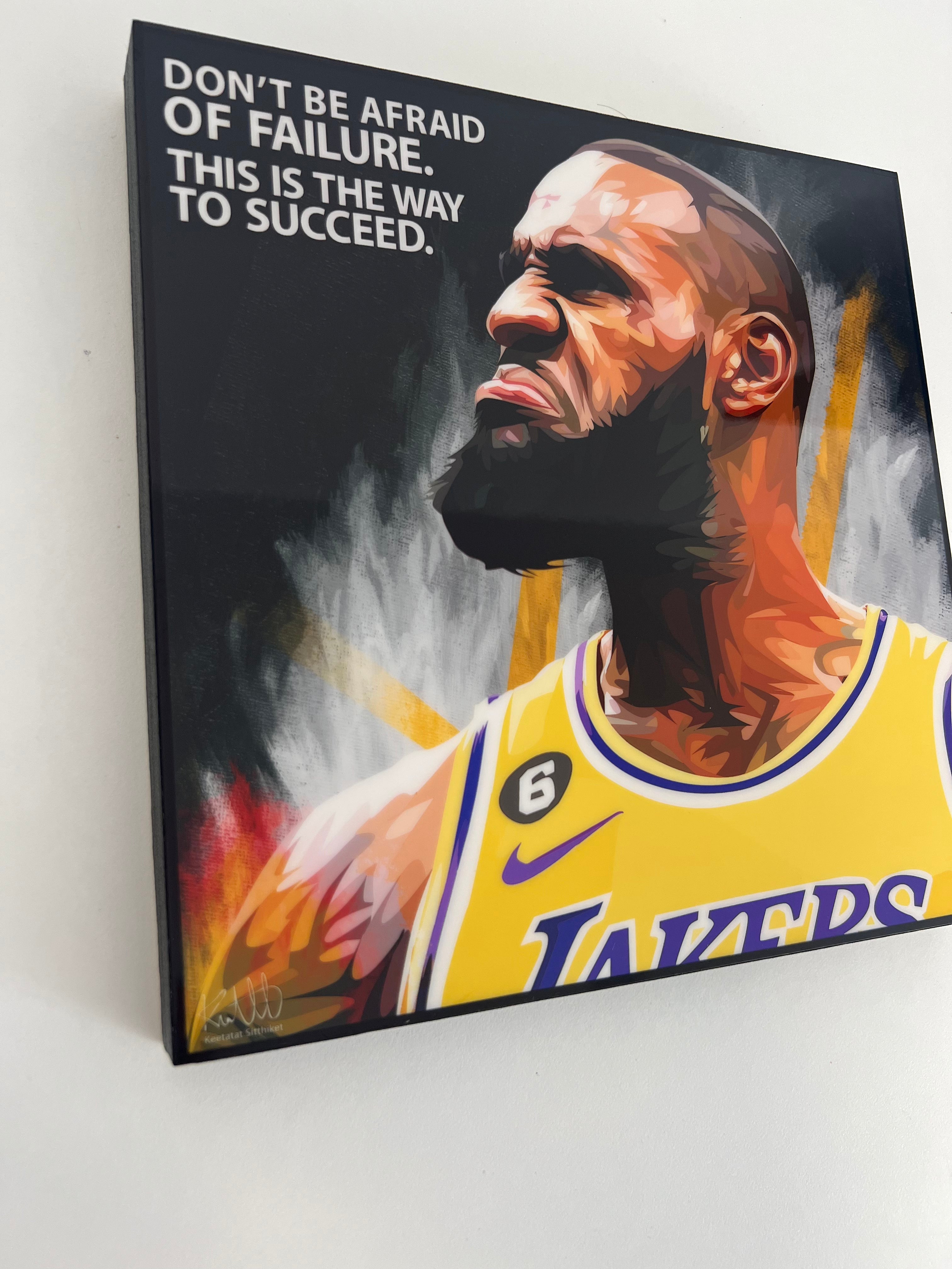 תמונה פוסטר כדורסל לברון פופ ארט