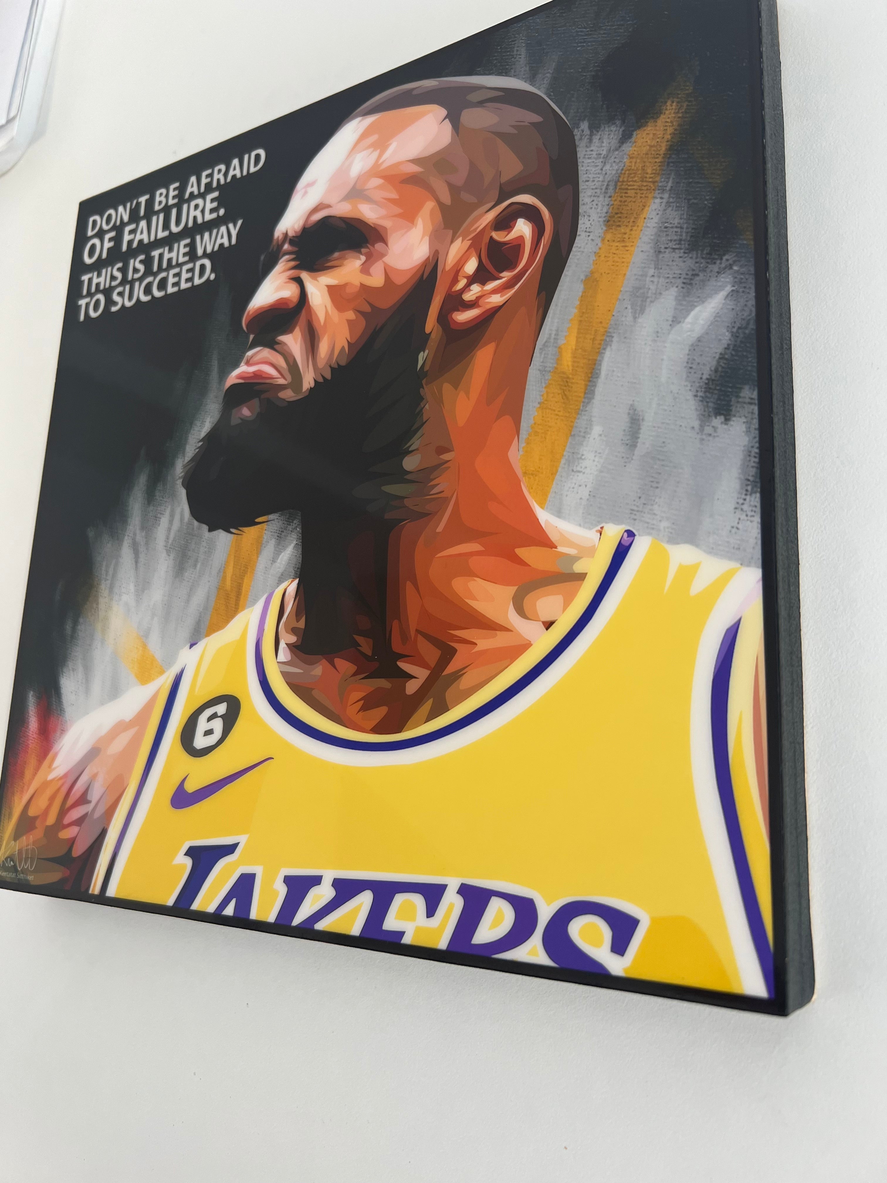 תמונה פוסטר כדורסל לברון פופ ארט