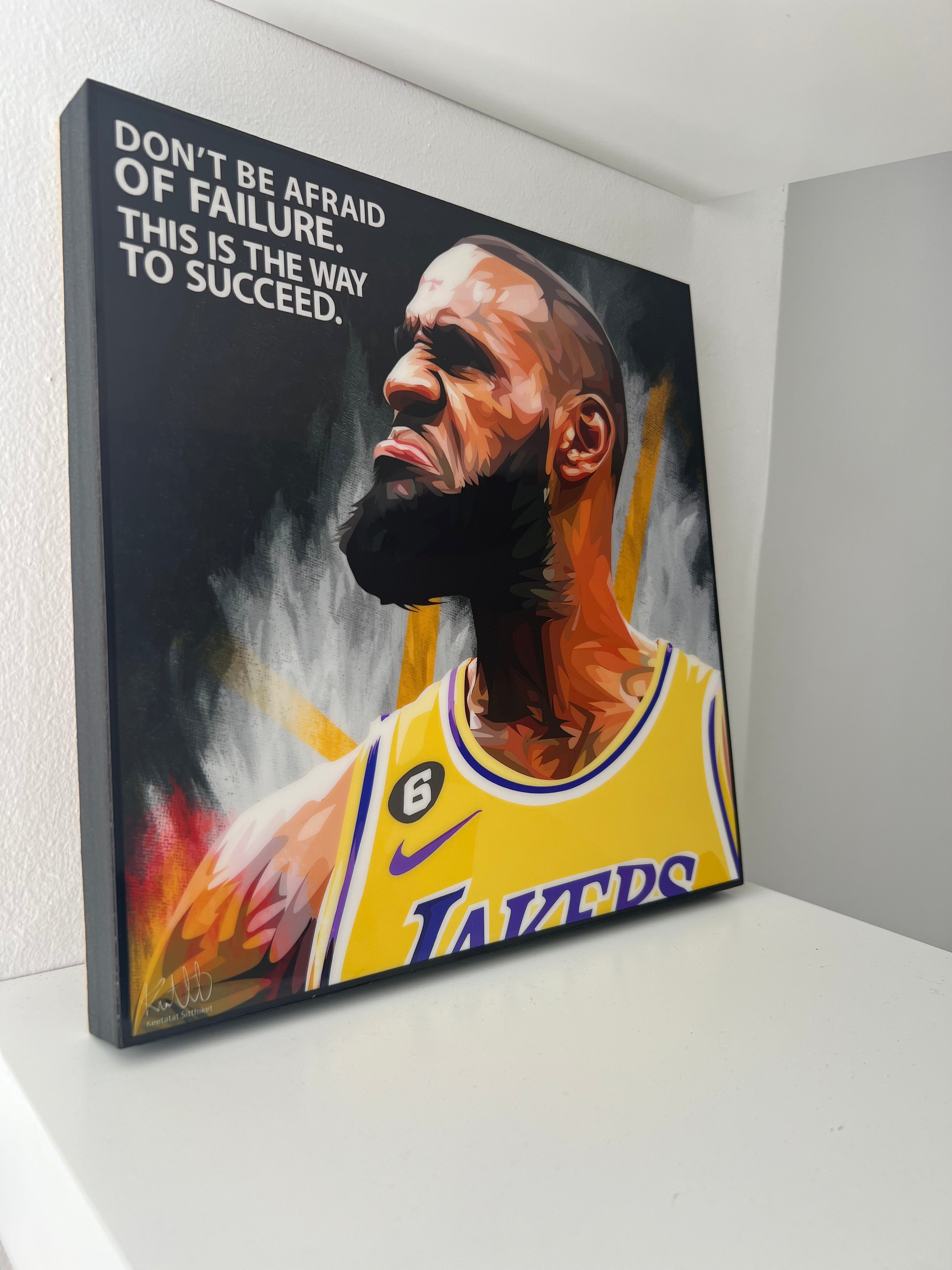 תמונה פוסטר כדורסל לברון פופ ארט