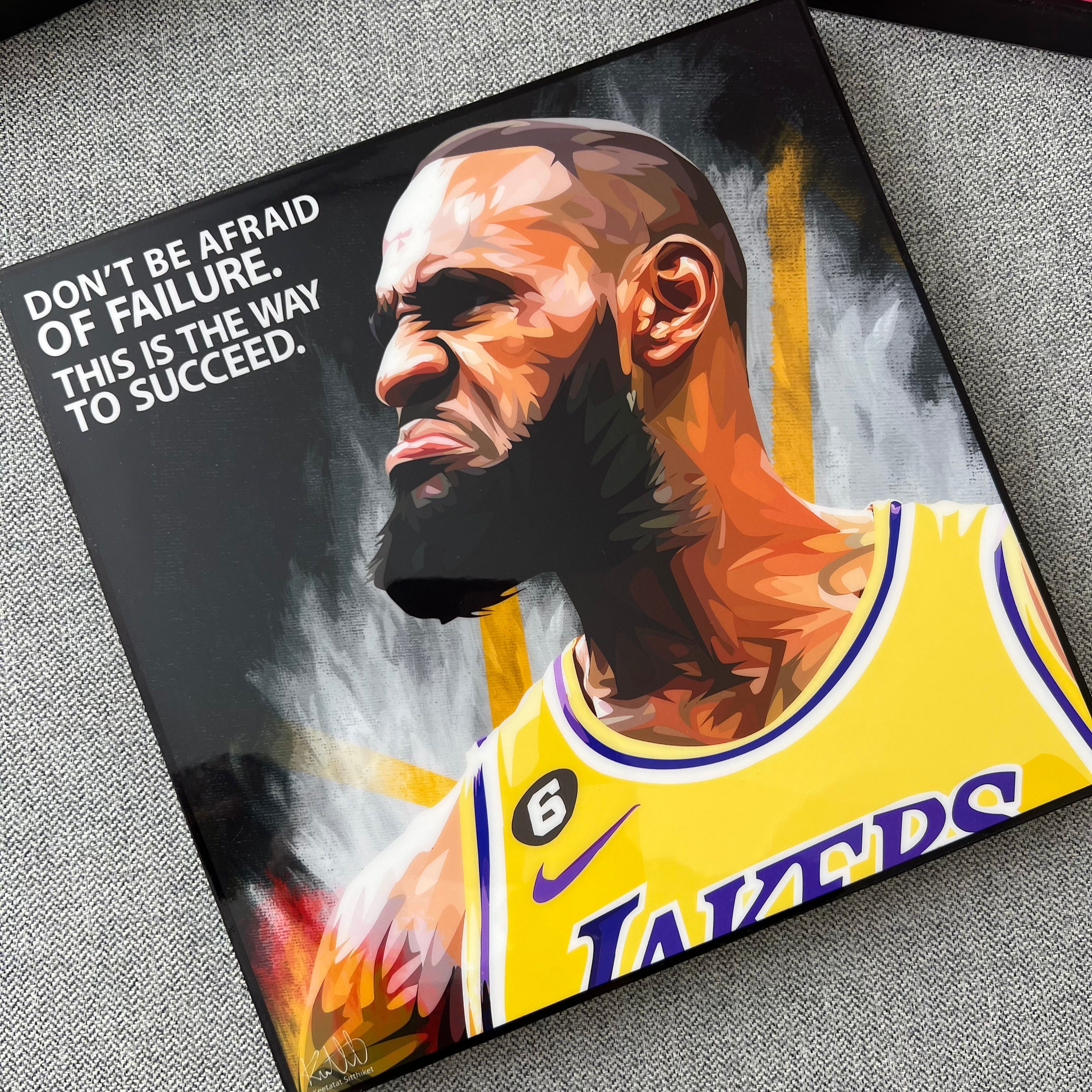 תמונה פוסטר כדורסל לברון פופ ארט