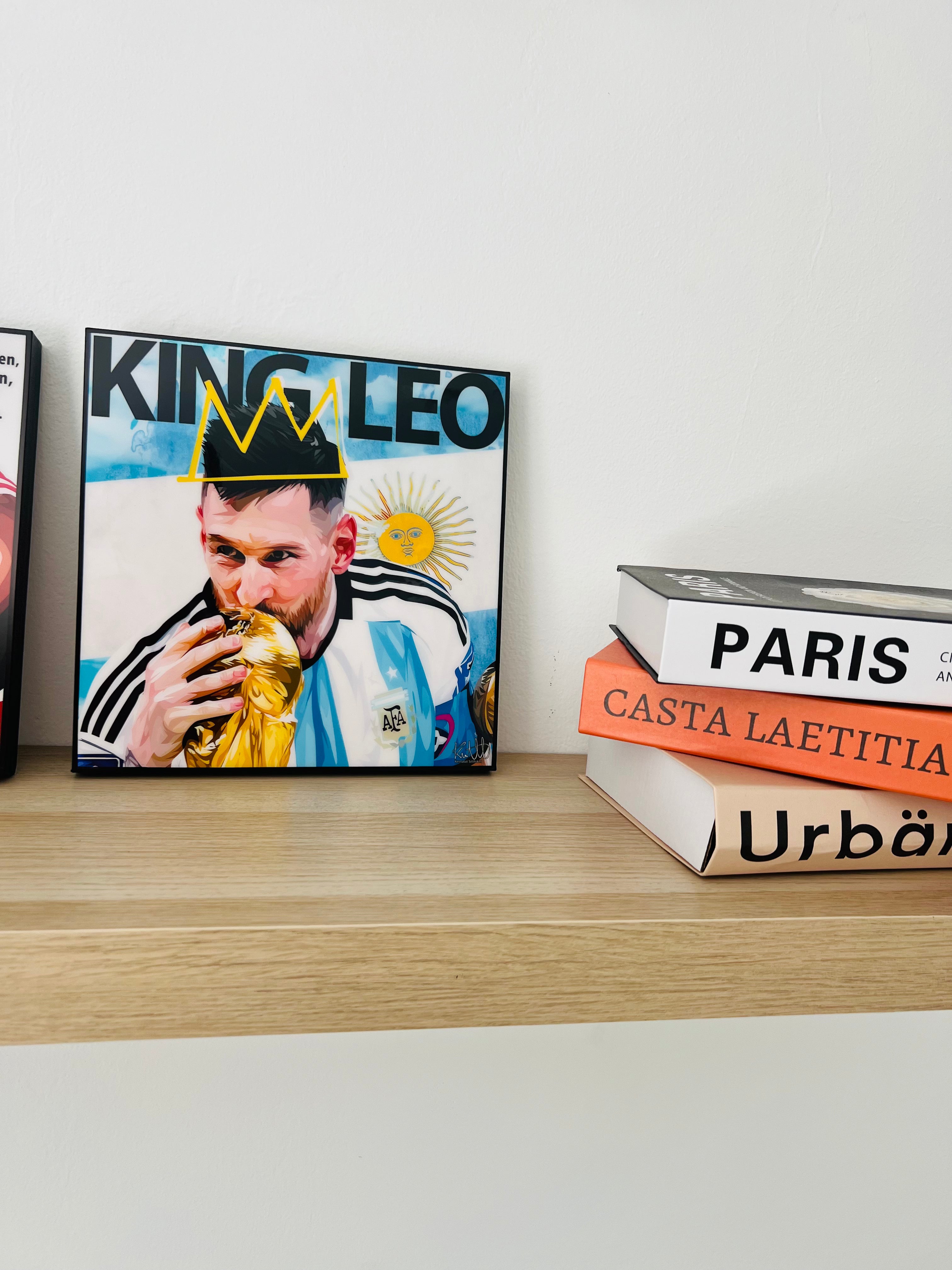 תמונה פוסטר כדורגל מסי פופ ארט