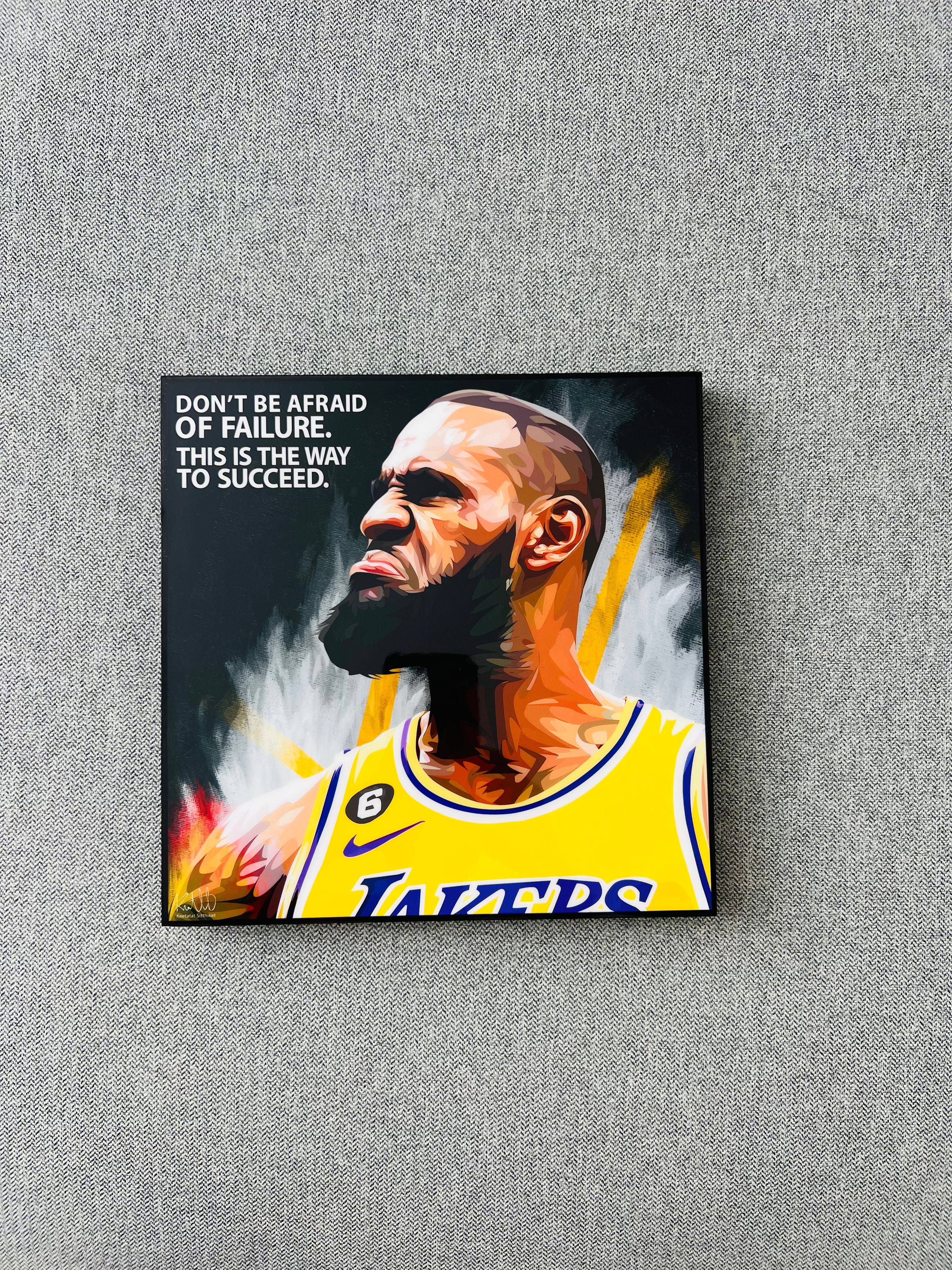 תמונה פוסטר כדורסל לברון פופ ארט