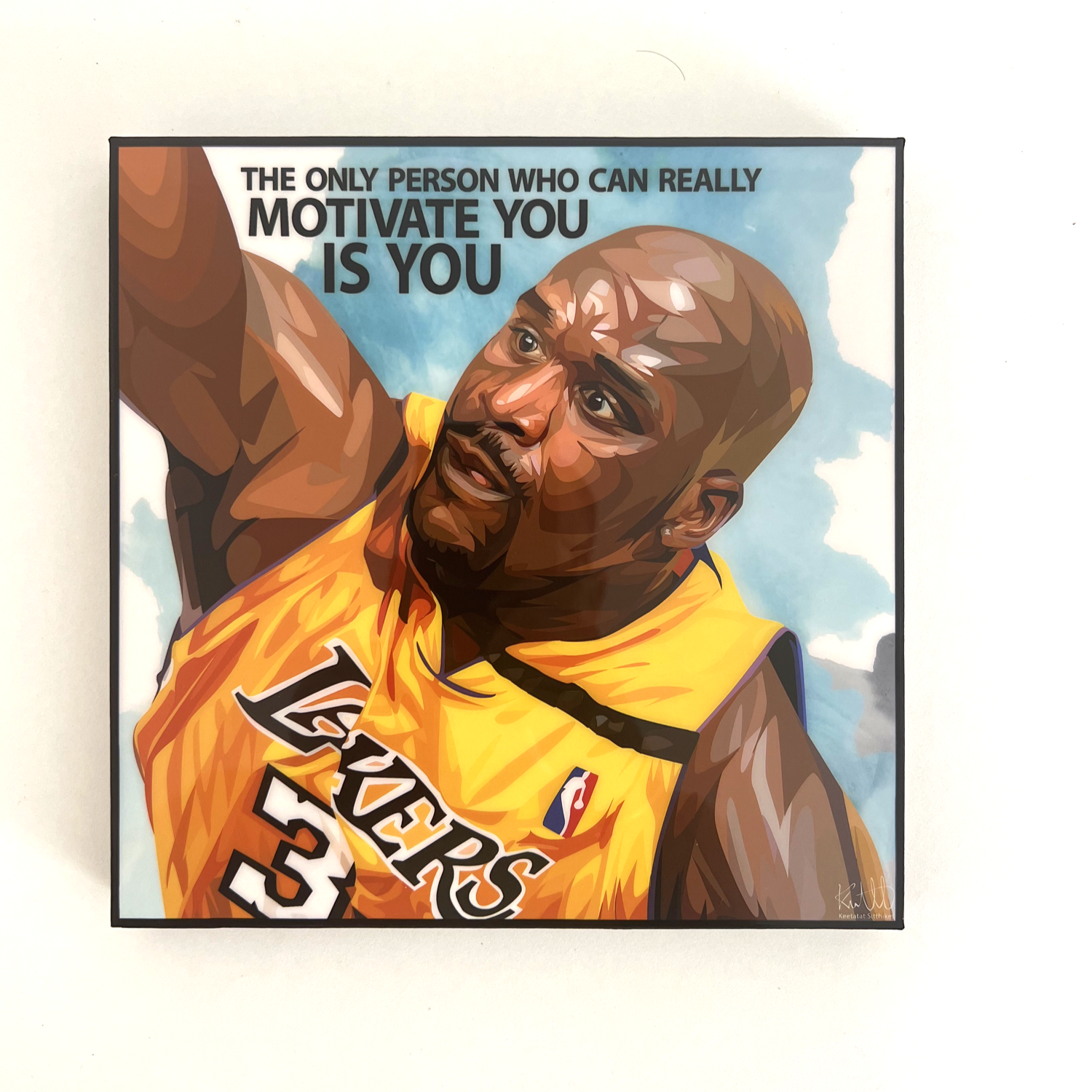 תמונה פוסטר כדורסל שאקיל אוניל פופ ארט