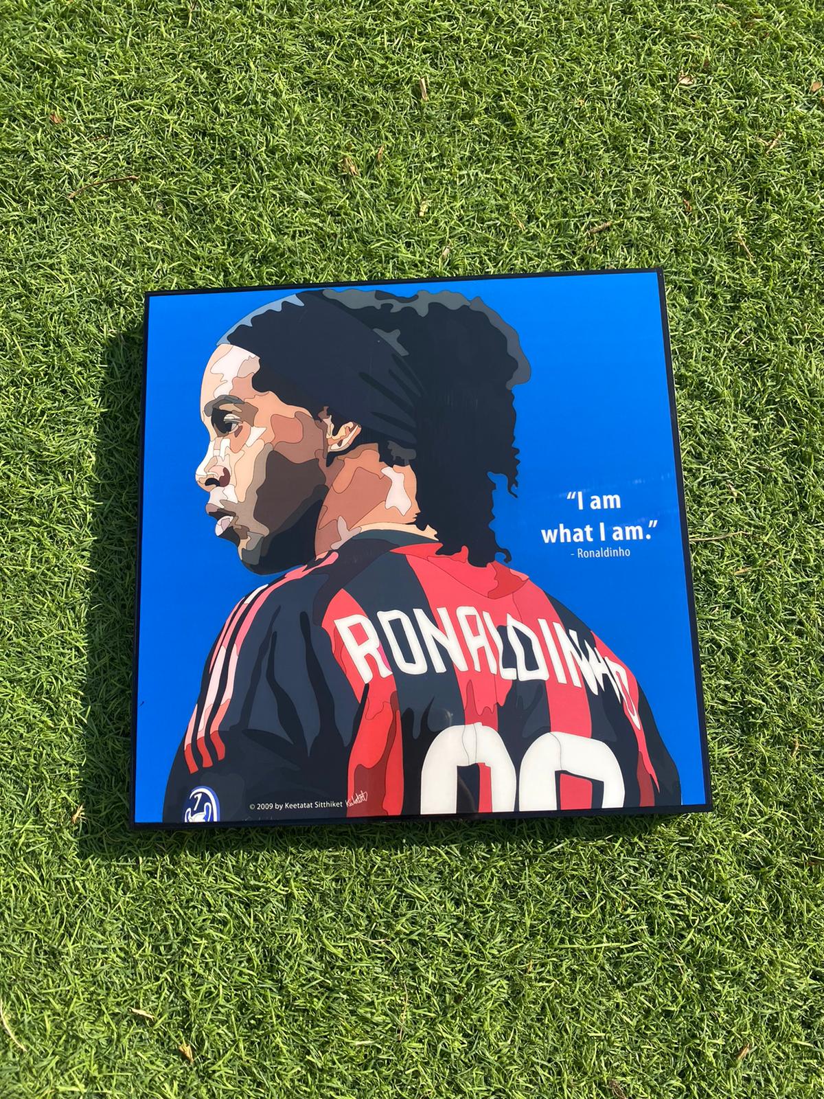 תמונה פוסר כדורגל רונאלדניו פופ ארט