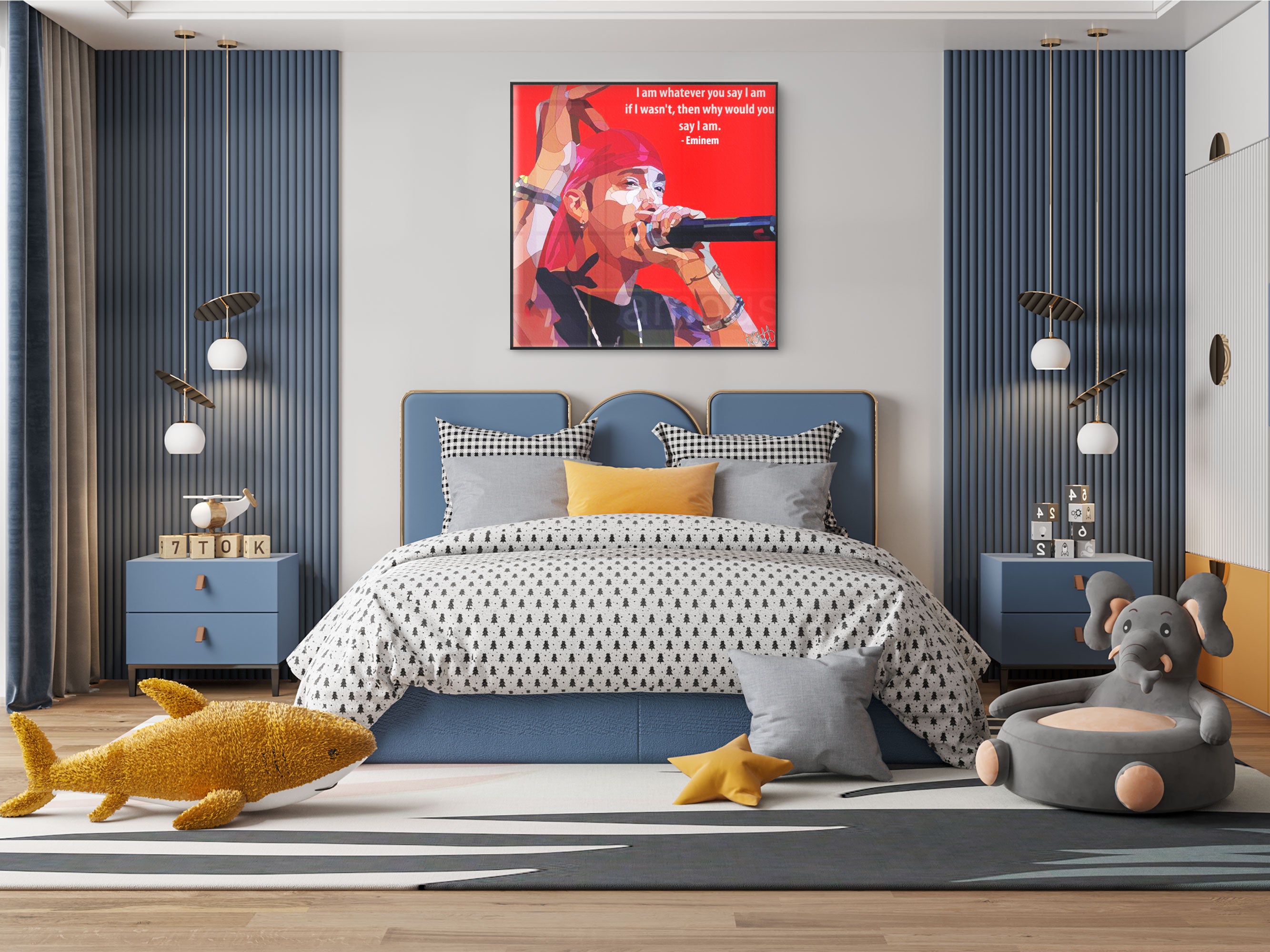 תמונה פוסטר פופ ארט אמינם