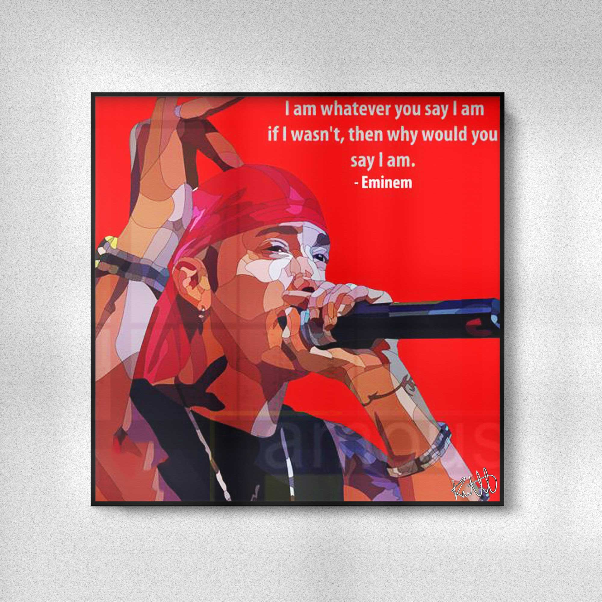 תמונה פוסטר פופ ארט אמינם