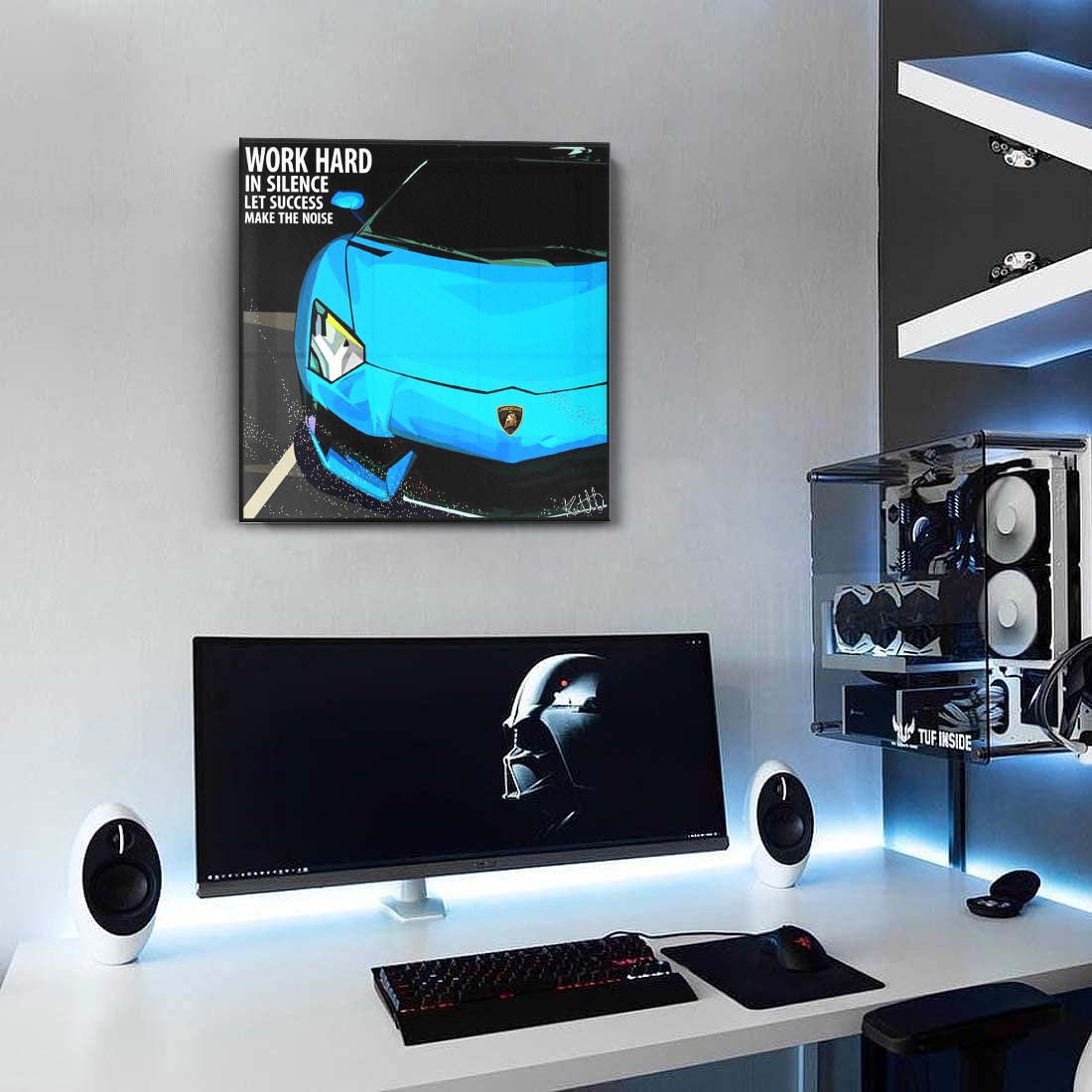 תמונה רכב פוסטר למבורגיני פופ ארט