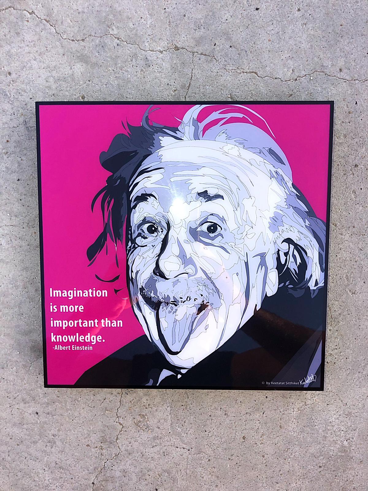 תמונה פוסטר אלברט איינשטיין פופ ארט