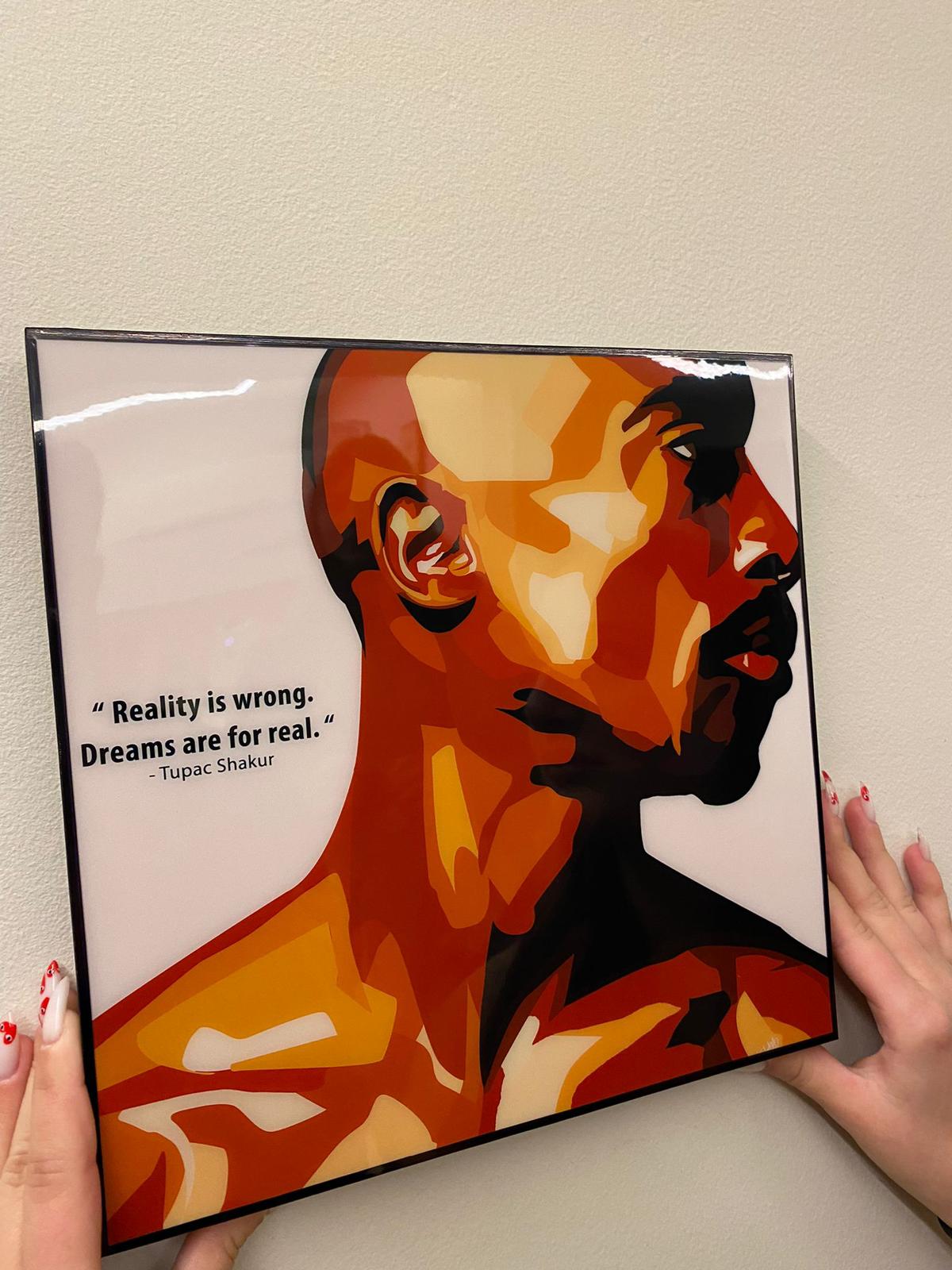 תמונה פוסטר פופ ארט תמונה לבית טופאק פופ ארט