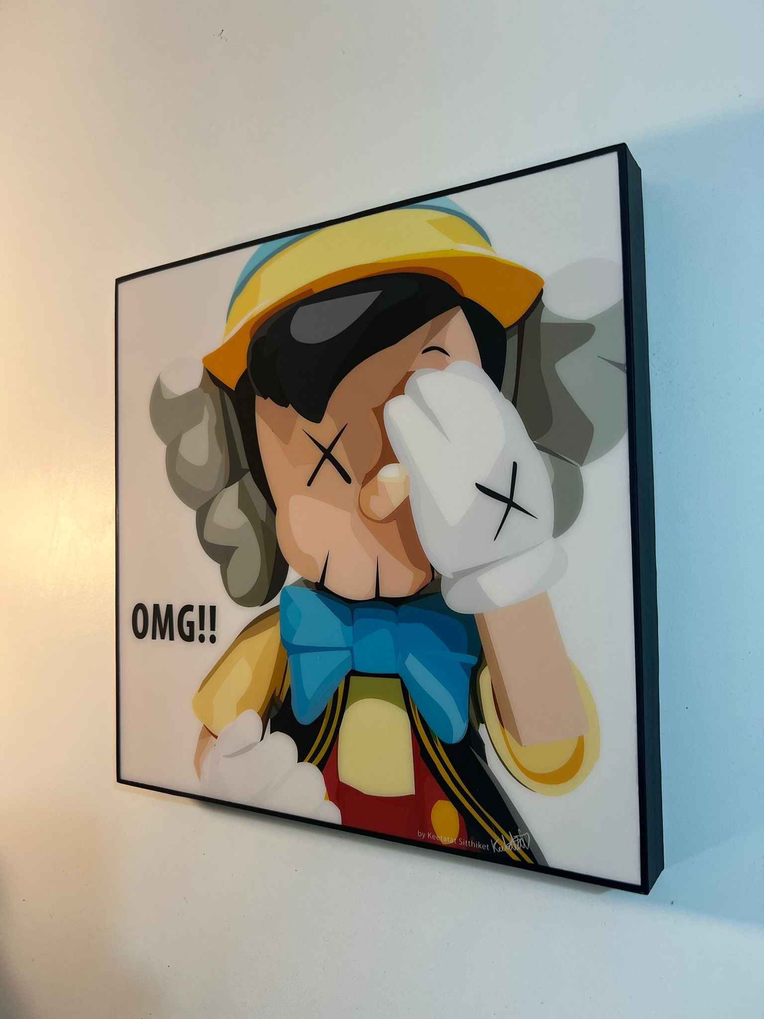 kaws תמונה פוסטר פופ ארט קאוס