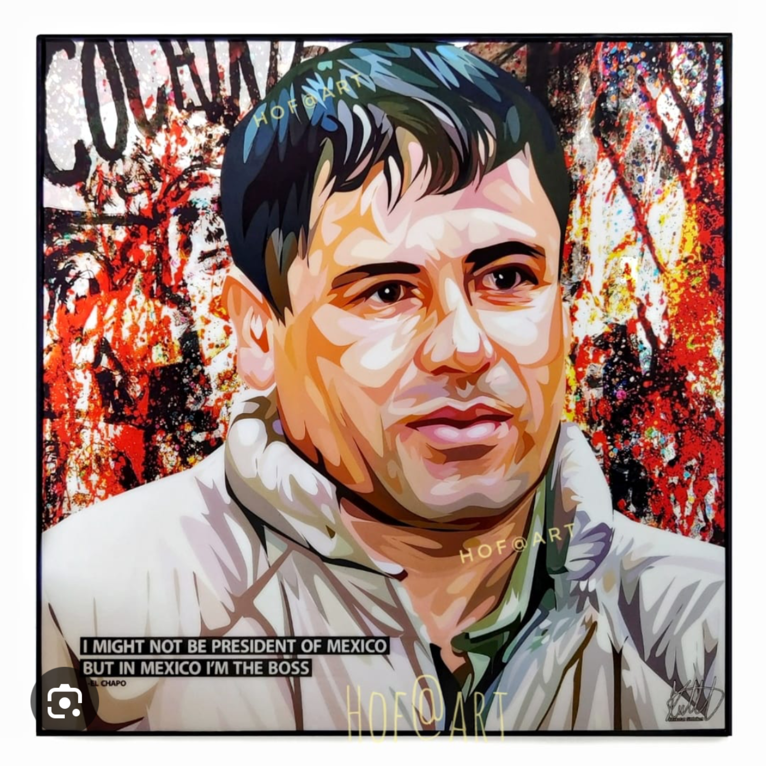 תמונה פוסטר פופ ארט אל צאפו