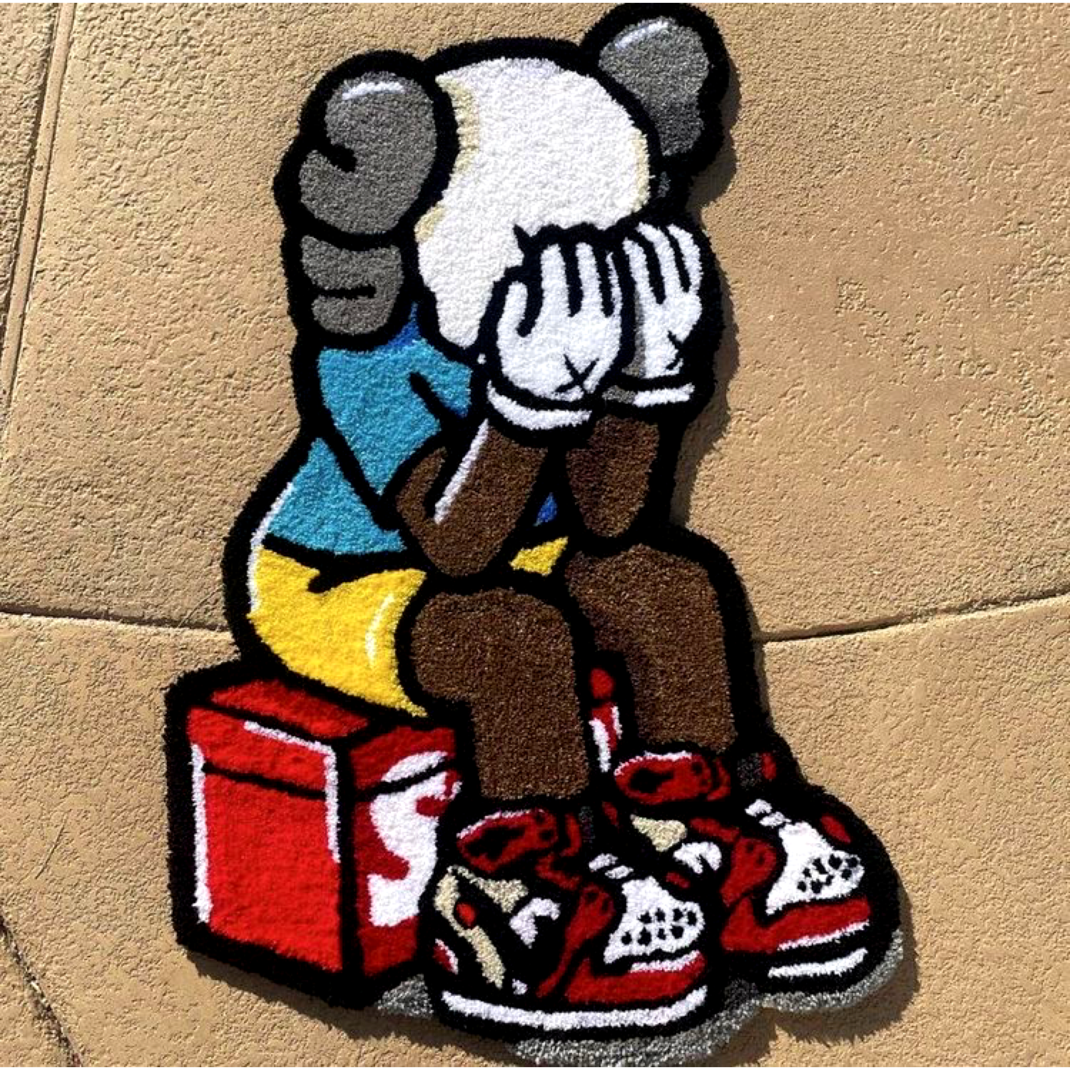 kaws x suprem שטיח לבית