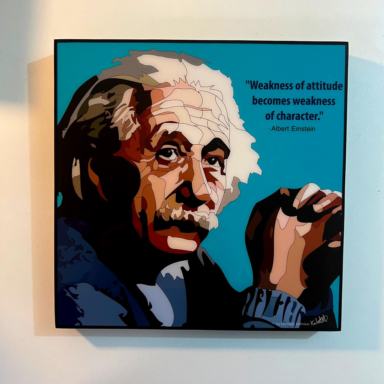 אלברט איינשטיין פופ ארט תמונה פוטר